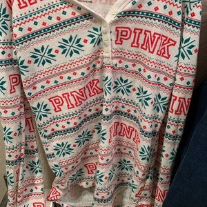 PINK Xmas sleep shirt